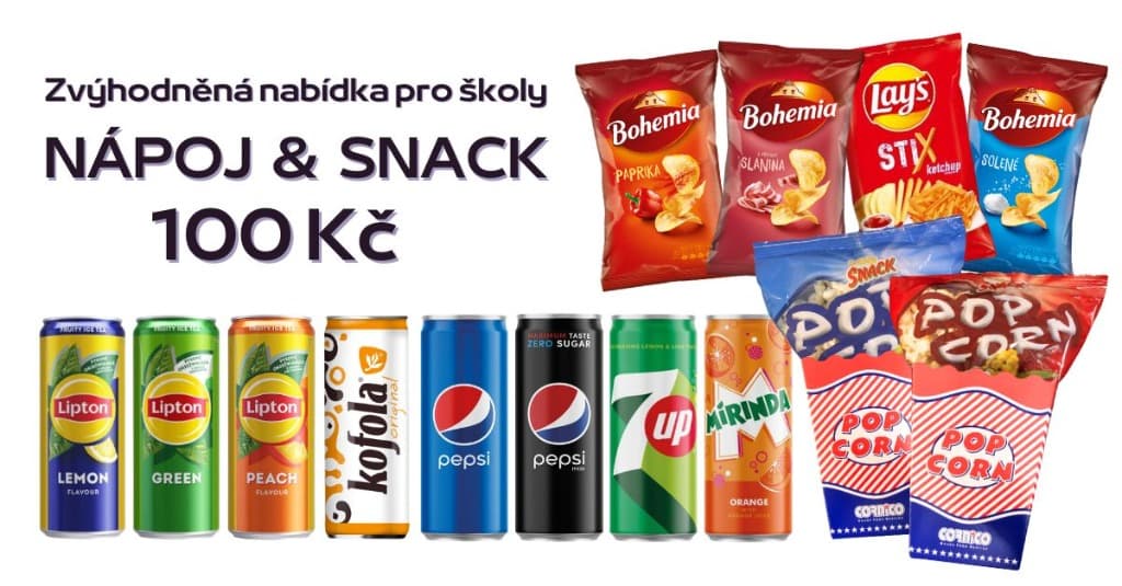 Zvýhodněná nabídka občerstvení pro školy