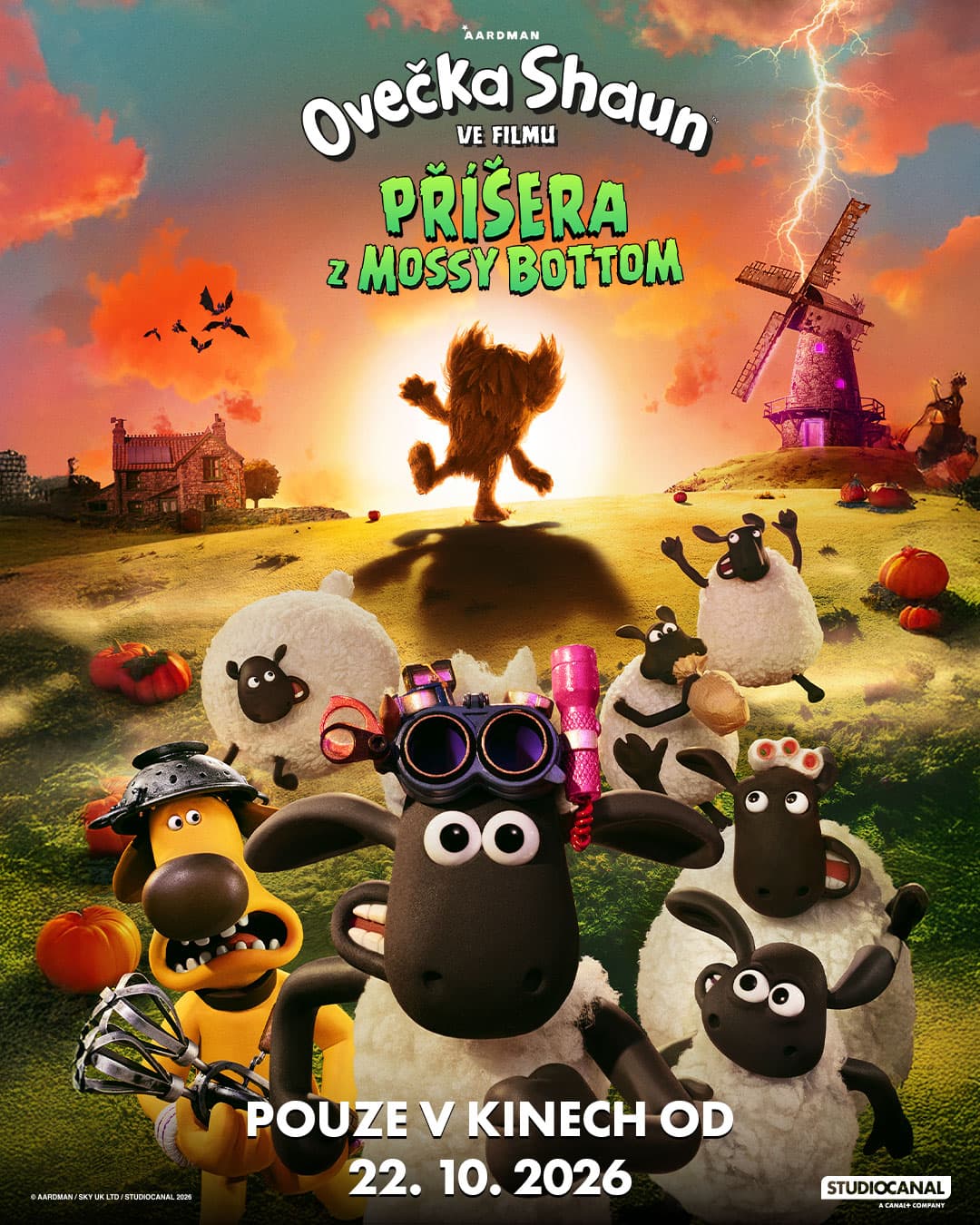 Ovečka Shaun ve filmu Příšera z Mossy Bottom